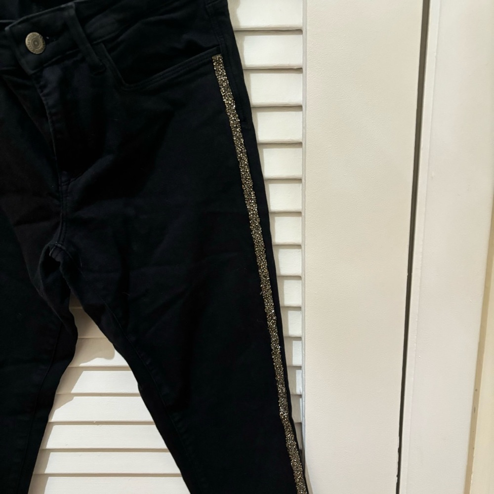 ZARA embellished black skinny jeans - Picture 4 of 5